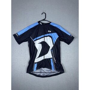 Garneau Cycling Jersey Womens XL Short Sleeve Full Zip Performance Bike Top‎